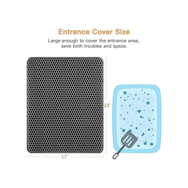 Conlun Cat Litter Mat Litter Box Mat Cat Litter Trapping_2