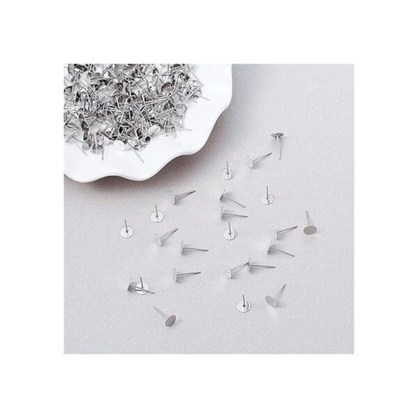 Craftdady 500 piezas de acero inoxidable plano redondo en_4