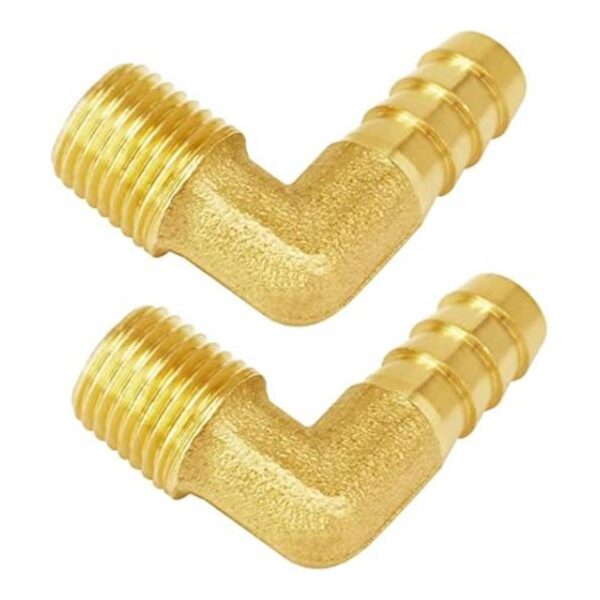 Joywayus Manguera de latón codo de 90 grados lengeta de_1