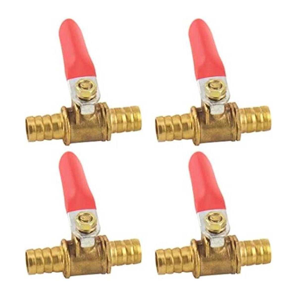 4 unids 38 pulgadas manguera latón Barb x Barb mini