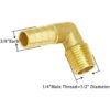 Joywayus Manguera de latón codo de 90 grados lengeta de_2