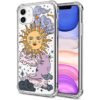 HEYORUN Sun Moon Design Funda transparente compatible con_1