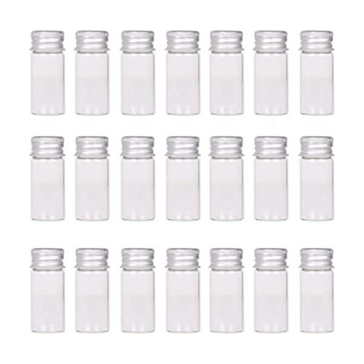 MaxMau 24 juegos de viales de vidrio de 0.3 fl oz