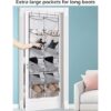 KIMBORA Organizador de zapatos sobre la puerta 12