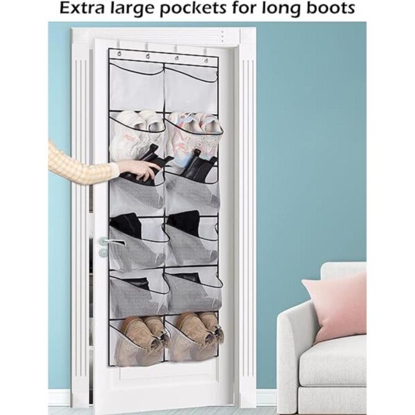 KIMBORA Organizador de zapatos sobre la puerta 12