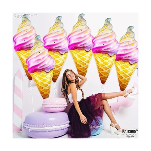 Kit gigante de globos de helado decoraciones de fiesta de_3
