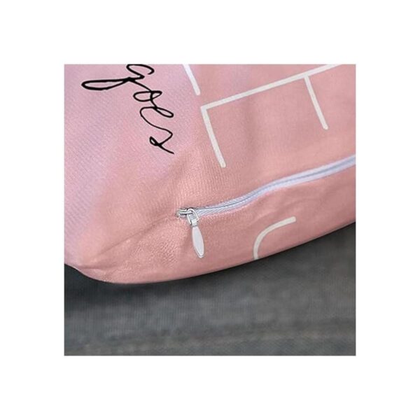 Emvency Funda de almohada rústica rosa rubor brillante_3