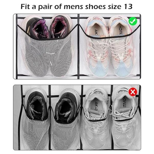 KIMBORA Organizador de zapatos sobre la puerta 12