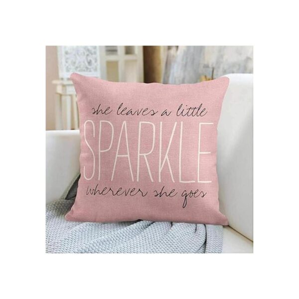 Emvency Funda de almohada rústica rosa rubor brillante_2