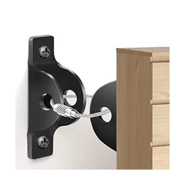 Anclajes para muebles a prueba de bebés 4 paquetes kit_1
