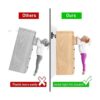 Anclajes para muebles a prueba de bebés 4 paquetes kit_2