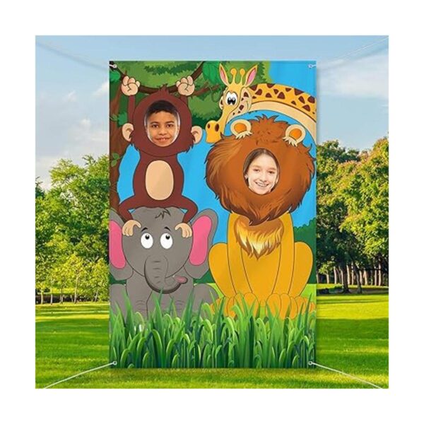 Jungle Safari Decoración de fiesta de cumpleaños de un_3