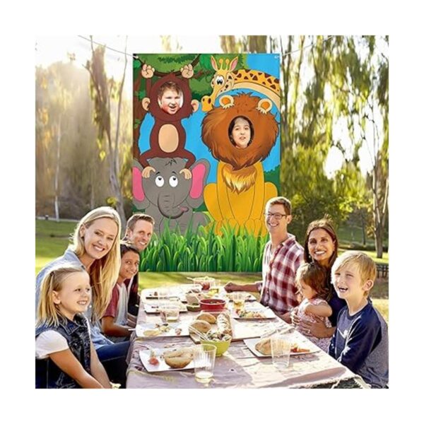 Jungle Safari Decoración de fiesta de cumpleaños de un_5