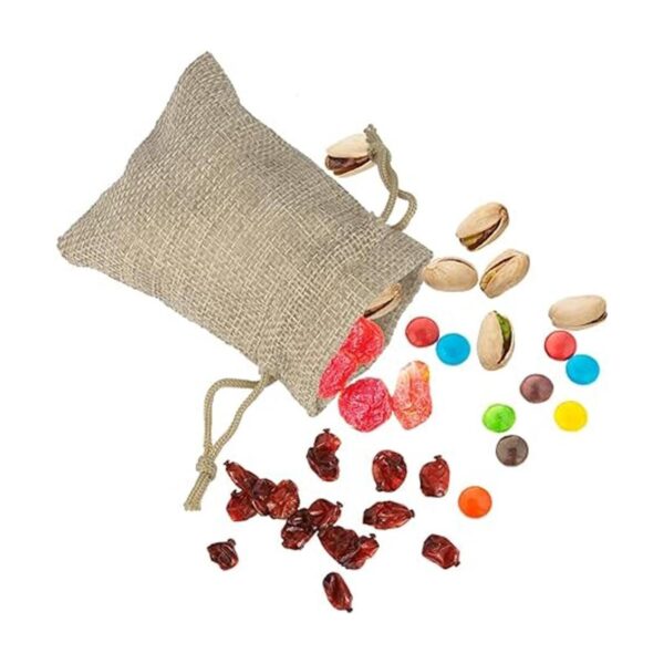 Hapdoo Lote de 30 bolsas de arpillera con bolsas de regalo