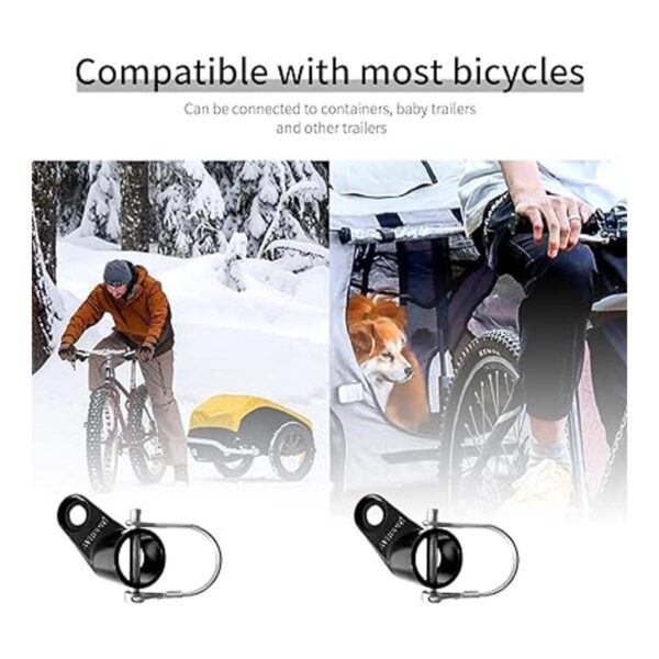 MOSHAY Acoplador de remolque de bicicleta mejorado para