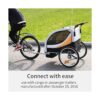 MOSHAY Acoplador de remolque de bicicleta mejorado para