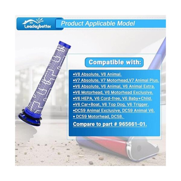 Leadaybetter Repuesto de filtro para Dyson Animal V6 V7 V8_2