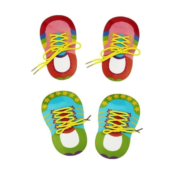 NUOBESTY Aprende a atar Zapatos Niños Cordones Enseñanza_1
