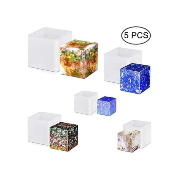 Moldeos cuadrados de resina de silicona FineGood de resina