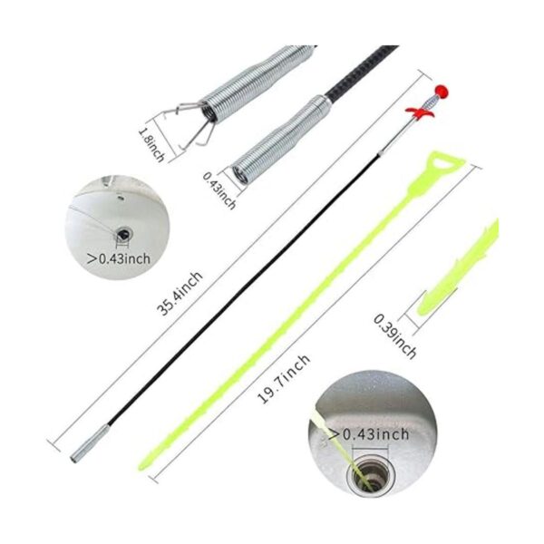 Herramienta flexible de agarre con pinza de 4 garras para_3
