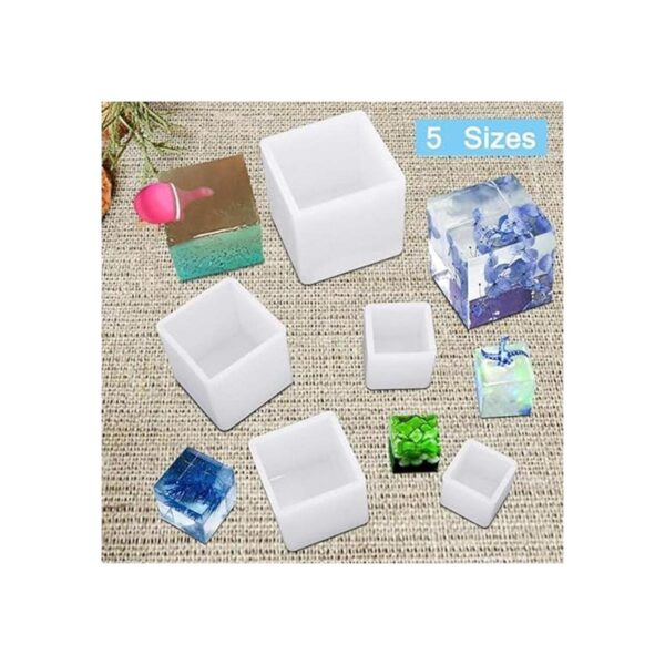 Moldeos cuadrados de resina de silicona FineGood de resina
