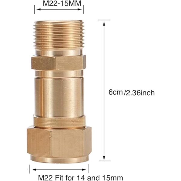 LOVHO Adaptador giratorio para lavadora a presión M2215_2
