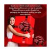 InstaBows Lazo de cuerda de regalo con acabado metálico
