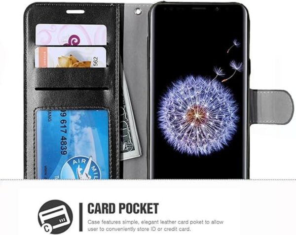ERAGLOW Funda tipo cartera para Galaxy S9 funda_3