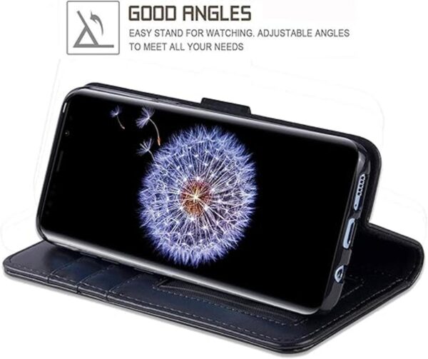 ERAGLOW Funda tipo cartera para Galaxy S9 funda_5