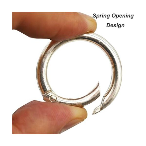 Maydahui 40 anillos de resorte de aleación de zinc clip