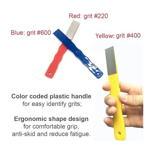 DMD Diamond Coded Color Mini Diamond Hone Kit 3Grits