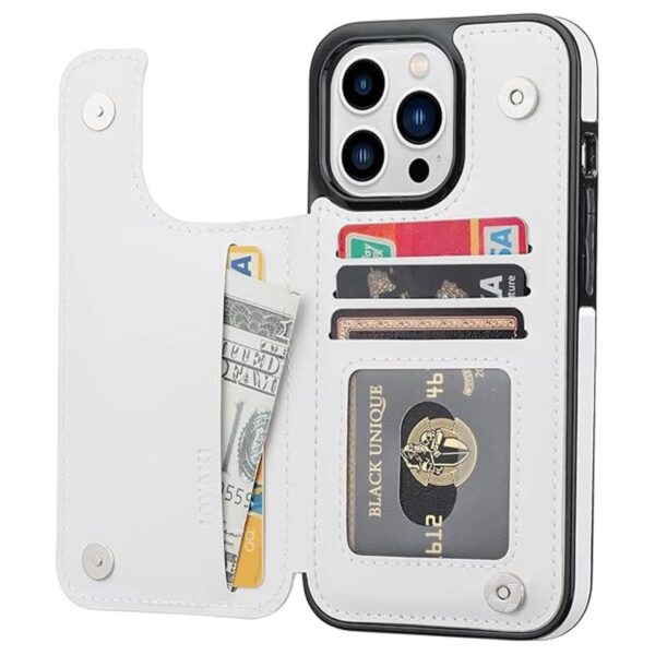 JOYAKI Funda tipo cartera compatible con iPhone 13 Pro_3