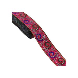 MSCFTFB Pasley Patterns Cinta de tela jacquard tejida