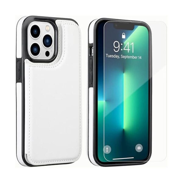 JOYAKI Funda tipo cartera compatible con iPhone 13 Pro_4