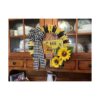 Eudora Mill Bee Happy Letrero de metal de 8 x 12