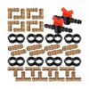 Juego de 34 piezas de riego por goteo juego de tubos de