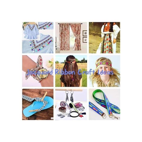 MSCFTFB Pasley Patterns Cinta de tela jacquard tejida