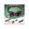 LLHK Paquete de 4 collares de Navidad para gatos con