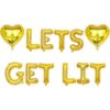 KUNGOON Lets Get Lit Guirnalda de globos de Navidad_1