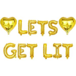 KUNGOON Lets Get Lit Guirnalda de globos de Navidad_1