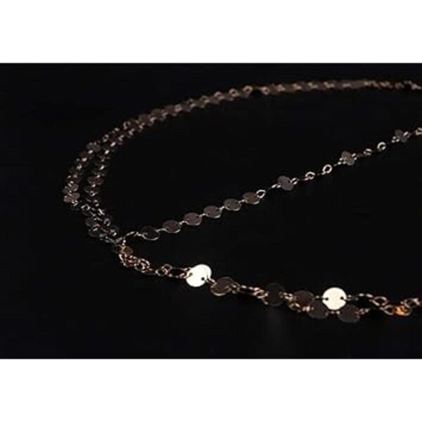 Denifery Diadema para novia diseño bohemio color dorado_6