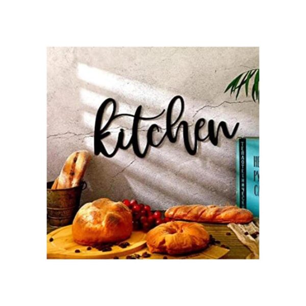 Letrero de metal para cocina decoración de pared diseño