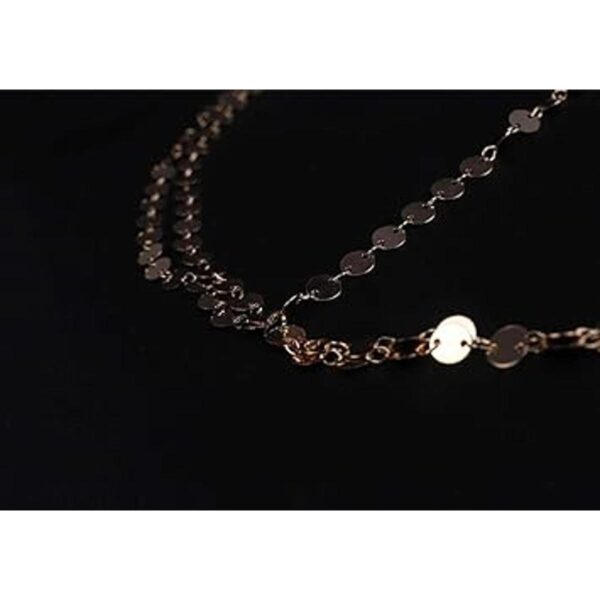 Denifery Diadema para novia diseño bohemio color dorado_5