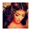 Denifery Diadema para novia diseño bohemio color dorado_1