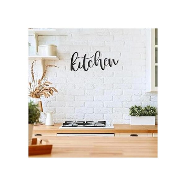 Letrero de metal para cocina decoración de pared diseño