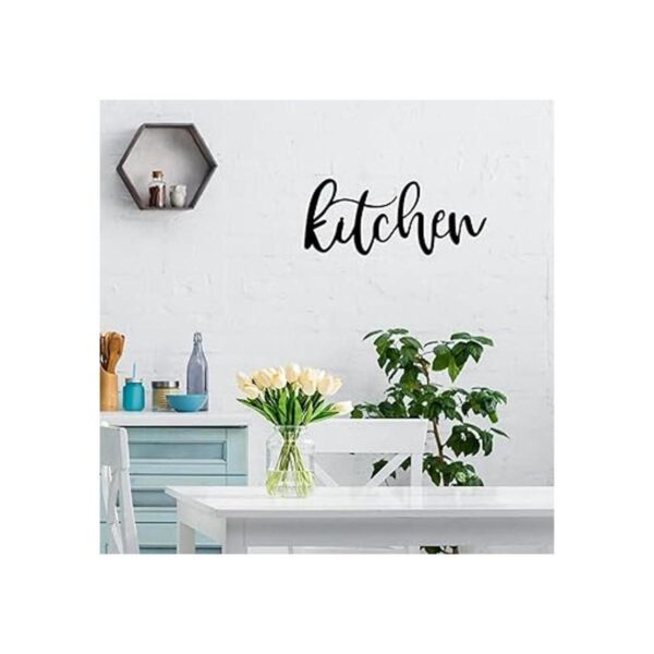 Letrero de metal para cocina decoración de pared diseño