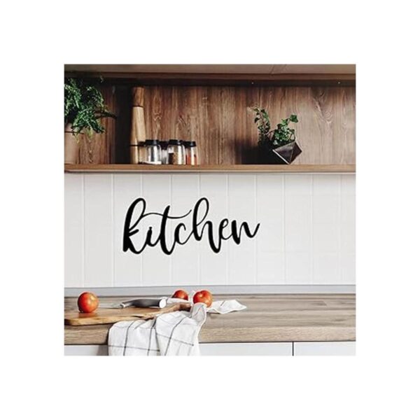 Letrero de metal para cocina decoración de pared diseño