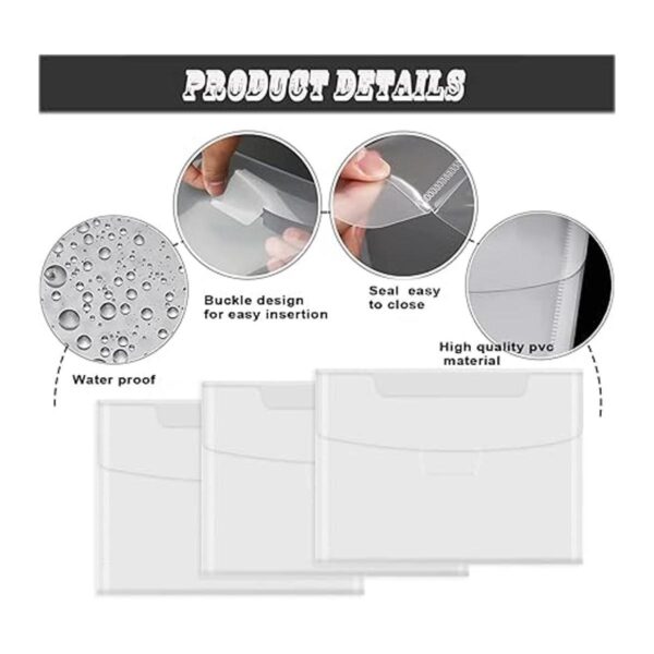IOUALEY 24 bolsas de almacenamiento transparentes para