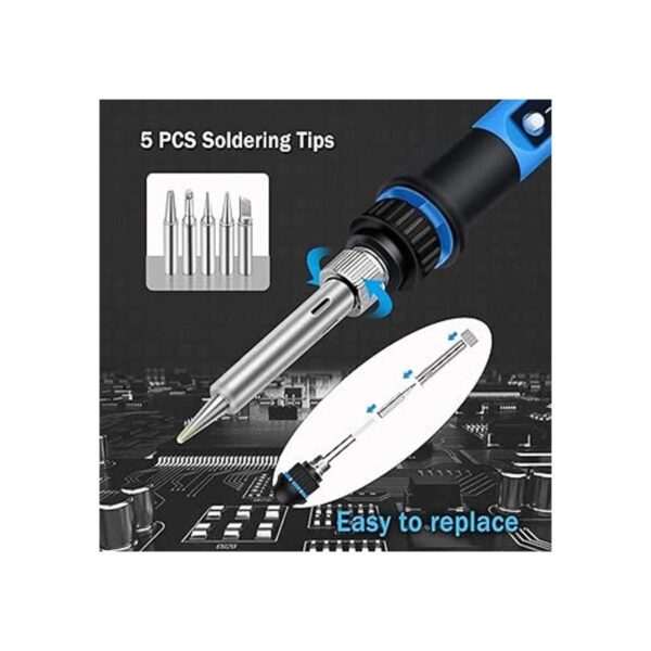 Liouhoum Kit de soldador de 80 W calentamiento rápido en_5