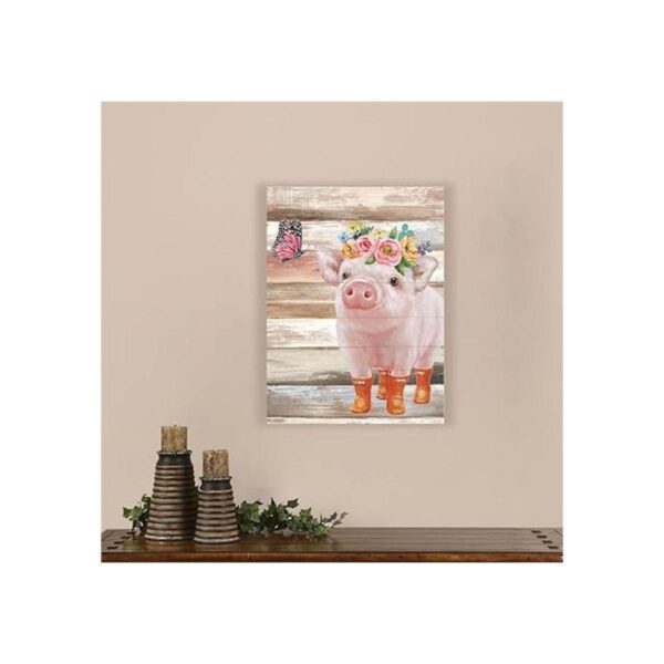 Cuadros de cerdo en lienzo para pared decoración de pared_4